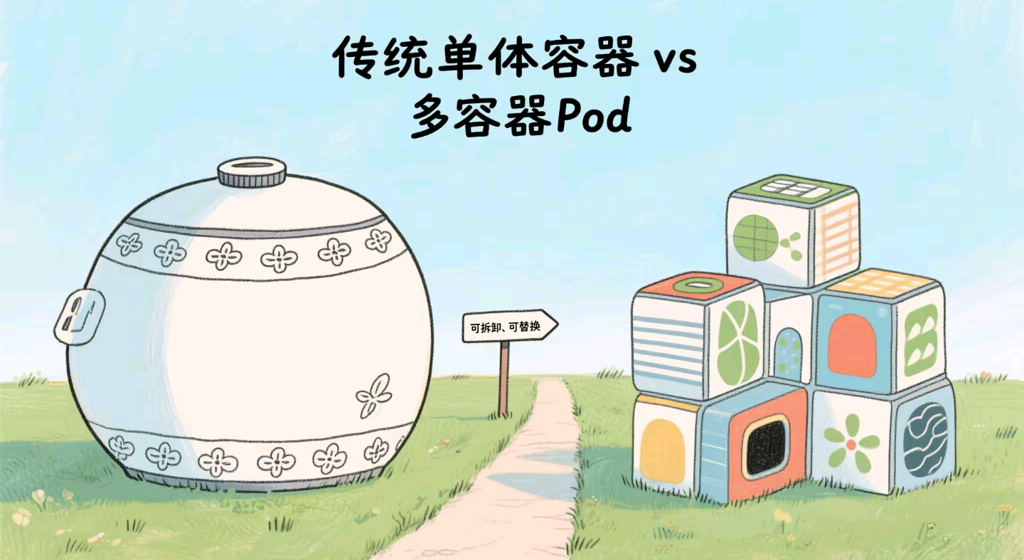 突破单容器思维：揭秘Kubernetes多容器Pod的「模块化革命」
